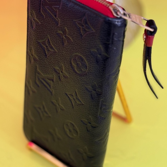 Louis Vuitton emptied Monogram Zipper round long bifold Black Wallet - Picture 14 of 16